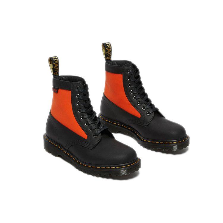 Dr. Martens 1460 Кожаные ботинки до середины икры с вощеной поверхностью Унисекс ботинки Угольно-черный 26878001