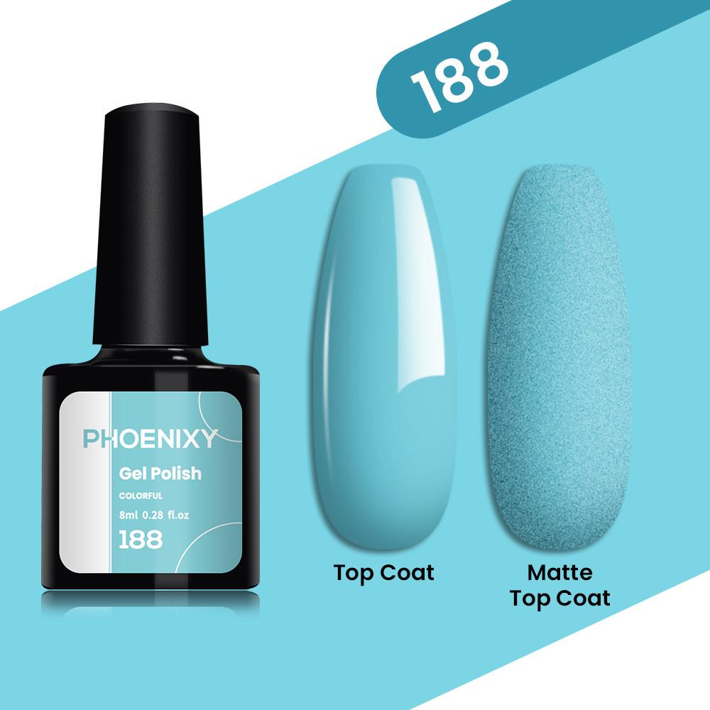 PHOENIXY, 8 мл, однотонный гель-лак для ногтей, замачиваемый цветной гель телесного цвета, розовый, фиолетовый, долговечный лак для ногтей, УФ-светодиодный лак для дизайна ногтей