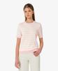 LACOSTE Women'S Scallop Crew Neck Short Sleeve Sweater Af900E-56G Ady