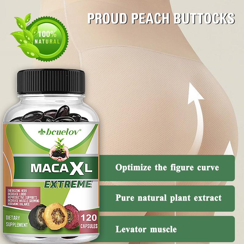 Maca 1000mg Shape Butt Booty Shaper Super Macaxl Pretty Butt 120 Capsules
