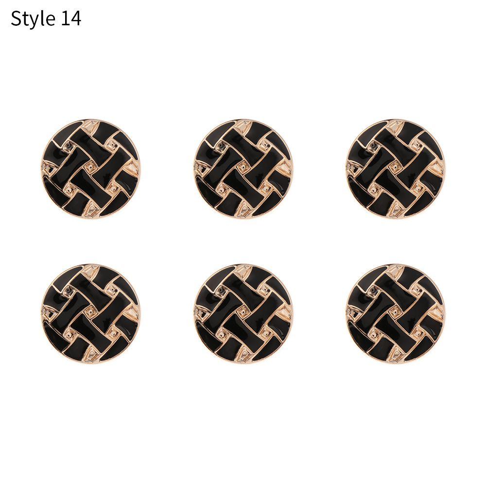 6PCS Fashion DIY Anti-exhaust Coat Button Seamless buttons Detachable Adjustable