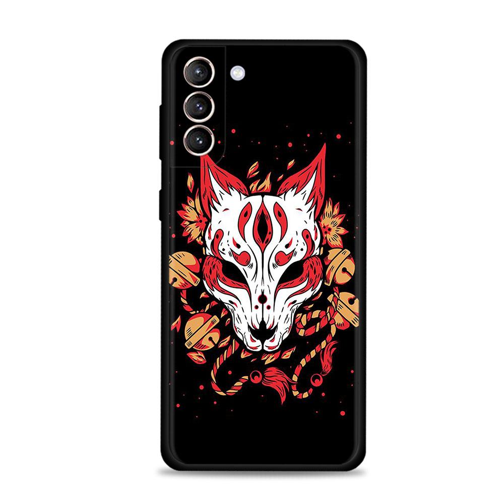 Чехол для Samsung Galaxy S22 S21 S20 Ultra FE S10 S9 S8 Plus S10e Note 20Ultra 10Plus, чехол Funda Japan Samurai Oni Mask Shell