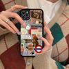 Милый Чехол для Телефона с Мишкой Паддингтоном Силиконовый PC+TPU Для Для iPhone 11 12 13 14 15 16 Plus Pro Max Чехол