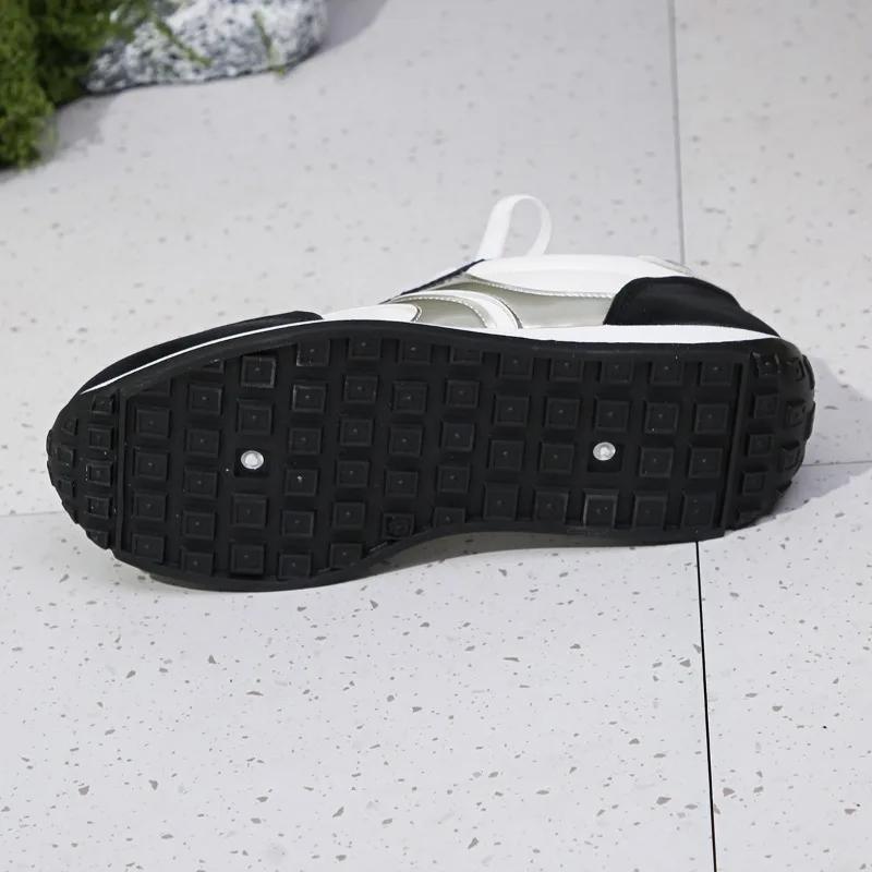 2024 Обувь женская на шнуровке женская вулканизированная обувь больших размеров женские кроссовки с круглым носком разноцветные плоские туфли с женской повседневной обувью