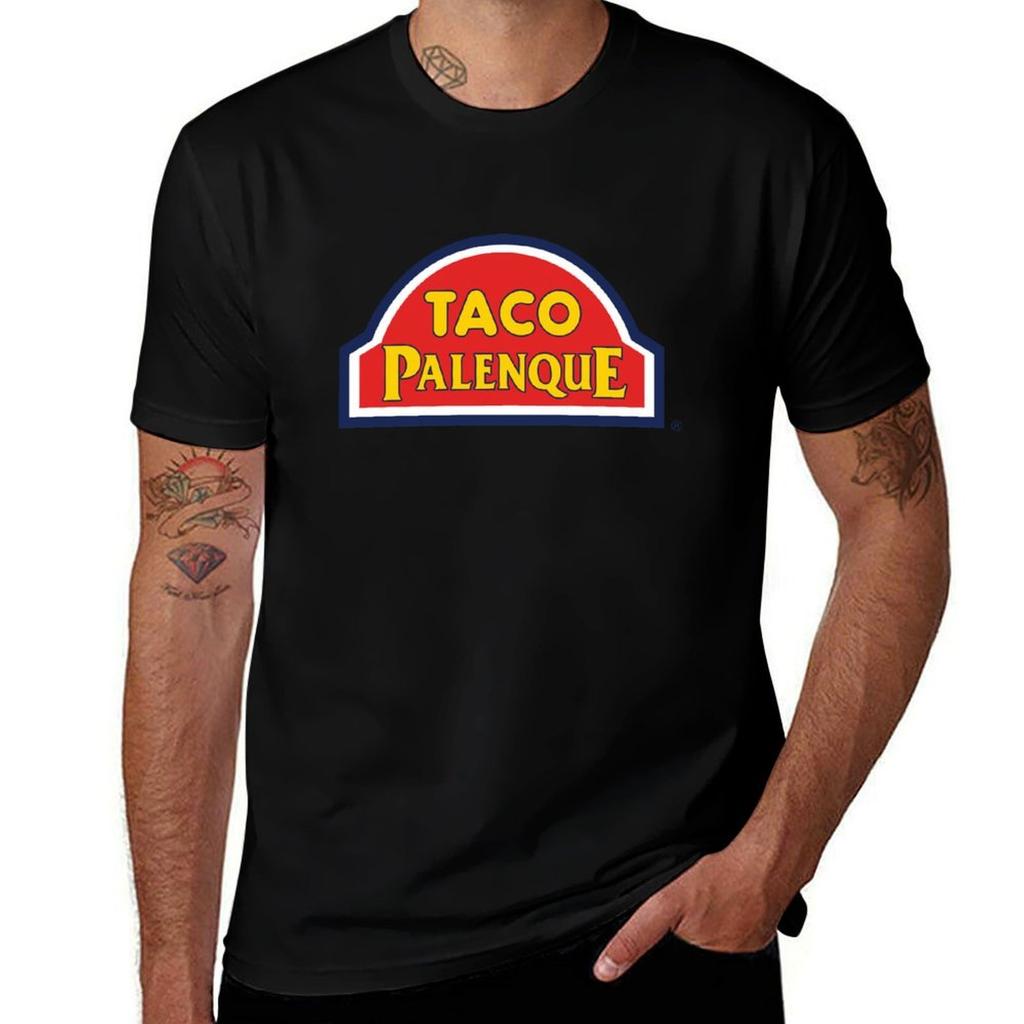 Taco Palenque Mexican Grill TShirt Basic Daily Outfit Short Sleeve Tee