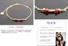 Royal Jewelry Ruby K18 Polaris Cut Bar 14KGF Chain Bracelet Anklet (19)