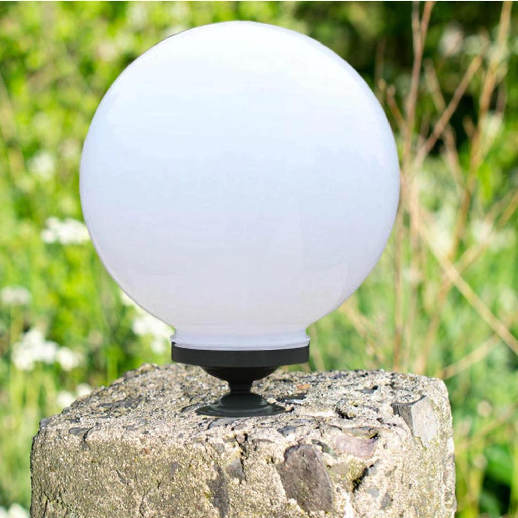 Globe Lamp Shade Acrylic Ball Cover Decorative Practical Waterproof Lantern Lamps Post