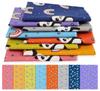 8 Pc Fat Quarter Bundle- Kids Collection - Panda & Rainbow Print 18"x 22" DIY Patchwork- 100 Cotton Pre-Cut Quilting Fabric