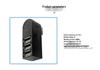 3-портовый вращающийся USB 2.0 хаб-разветвитель