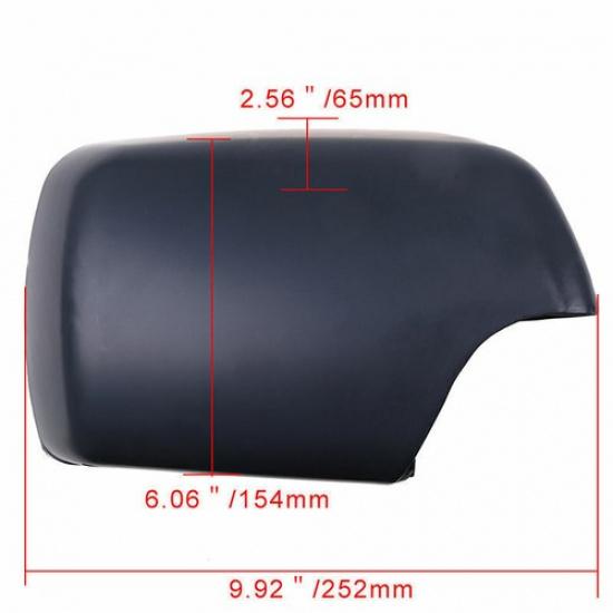 Fits For BMW E53 X5 2000-06 Left Side Rearview Mirror Cover Cap with Light Hole