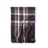 Cashmere Scarf Winter Fringed Plaid Shawl Scarf Women'S Medium Length Thickened Warm Scarf