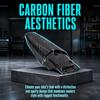 Carbon Fiber Tail Mudguard Durable Rear Fender for Talaria Sting X3 / MX3 / MX4 Off‑road Repair