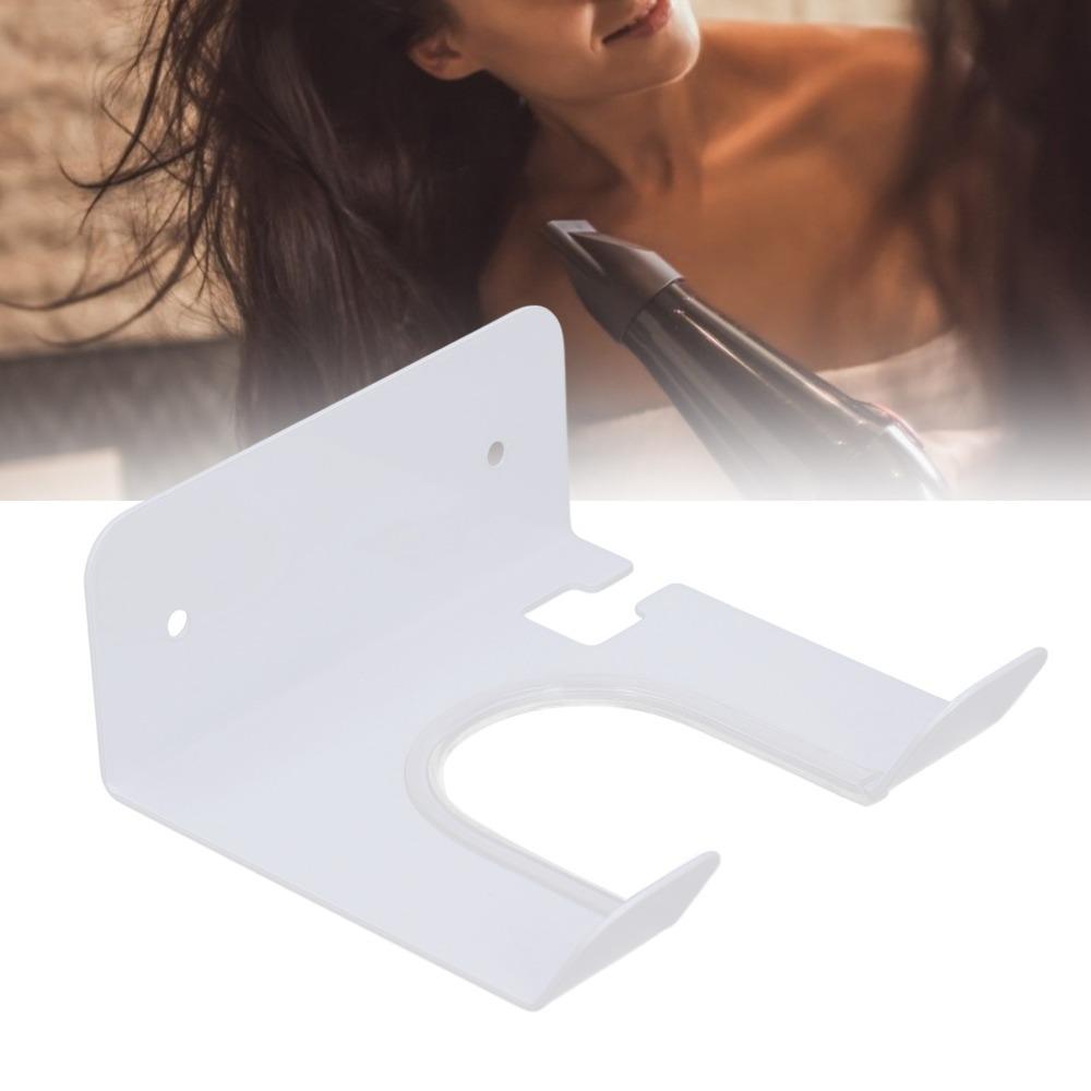 Wall Mount Hair Dryer Holder Carbon Steel Blow Dryer Rack Hair Dryer Rack Washroom