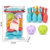 10 Pieces Cones and 2 Balls Bowling Set Plastic Bowling Balls for Boys Girls Children Toy Gift Indoor Outdoor Toy Decoration