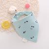 Детские муслиновые нагрудники, марлевые треугольные полотенца из 100% хлопка, ткань для отрыжки новорожденных, носовой платок, полотенце для лица, подарки для детского душа