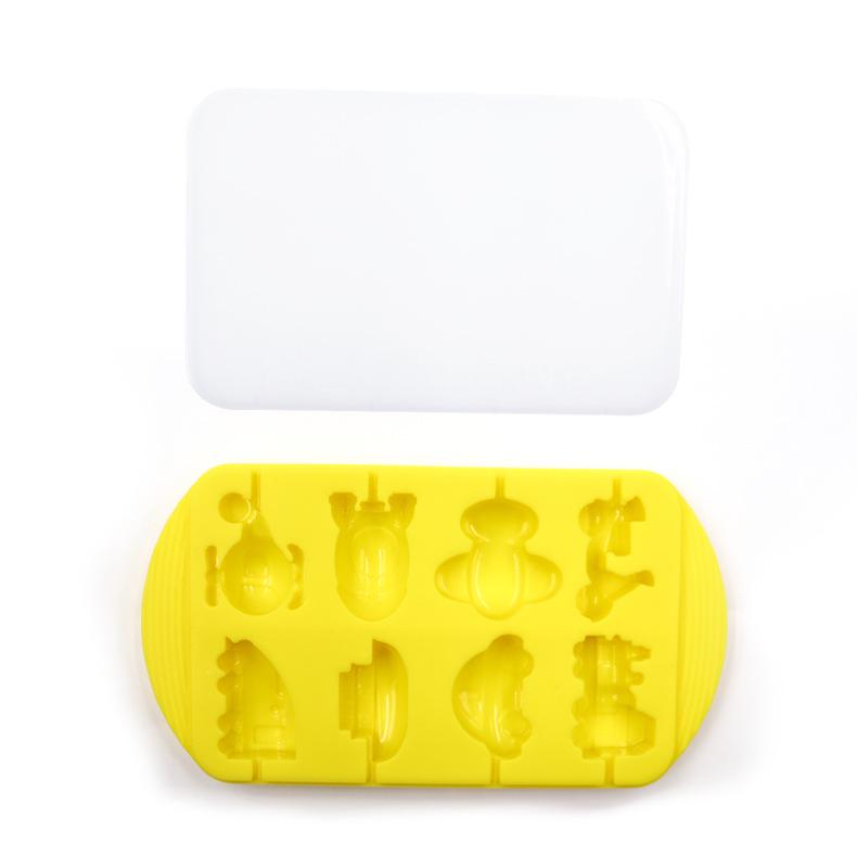 Силиконовая форма для леденцов в форме фруктов с крышкой и форма для сырных палочек