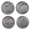 Stainless Steel Fondant Mold Cookie Stamper Korean Dalgona Candy Cookie Making Cutter Molds for Cookies Biscuit Pastry Dough
