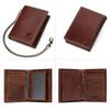 Humerpaul Упаковка подарочной коробки Натуральная кожа Мужской кошелек Rfid-кисть Тонкая сумка для карточек Противоугонная цепочка