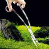 Professional Stainless Steel Polish Aquarium Plant Wave Scissors Shear Water Grass Waterweed Clipper