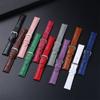 Leather Watch Band Watch Strap- Genuine Leather, Multicolor, Soft, for Women & Men 24mm 23mm 22mm 21mm 20mm 19mm 18mm 17mm 16mm 15mm 14mm 13mm 12mm