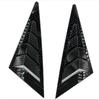 For 06-11 Honda Civic Front Quarter Window Louver Shutter Trims Carbon Fiber ABS