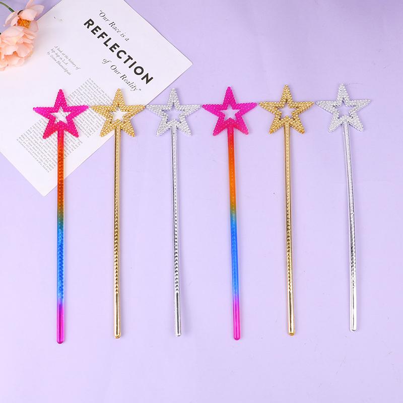 1 Pcs Fairy Wand Angel Star Magic Wand Five-Pointed Star Princess Magic Fairy Cane