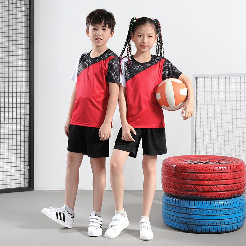 Детский комплект костюма для бадминтона, брючная юбка для девочек, быстросохнущий тренировочный костюм для настольного тенниса, теннисный костюм для начальной школы для мальчиков