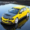 1:24 Mitsubishis Lancer Evolution 9 Alloy Sports Car Model Metal Modified Track Racing Vehicles Car Model Sound Light Kids Gifts