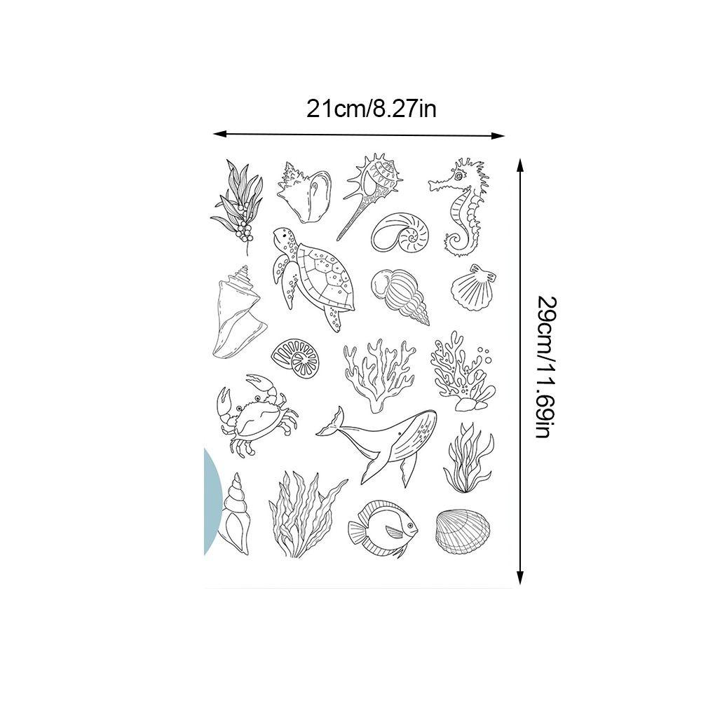 Новые цветы и океан вышивка узор стежок вышивка бумага DIY ручная работа ручное шитье стабилизаторы швейные принадлежности