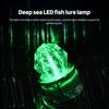 Underwater Fishing Lamp Waterproof Colorful LED Fish Luring Light Submersible Deep Drop Fish Attraction Gathering Lamp Fishing Accessories
