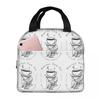 ACOTAR Suriel Tea Co Insulated Lunch Bag for Women Office Cooler Thermal Food Box Tote Portable Lunch Boxes Container