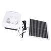 Solar Panel Ventilation Fan Kit 20W Solar Panel 6in Exhaust Fan Kit for Kitchen Bathroom Greenhouses Sheds Pet Houses