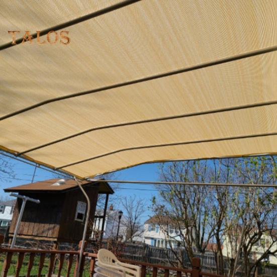 Sunshade Tarp Waterproof Awning with Eyelets Sun Protection Tear-Resistant Sun Shade Canopy for Garden Balcony Patio
