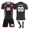 Personalised Shirts Kit Mens Girls With Name Number Custom Football Jerseys For Boys Training Suit