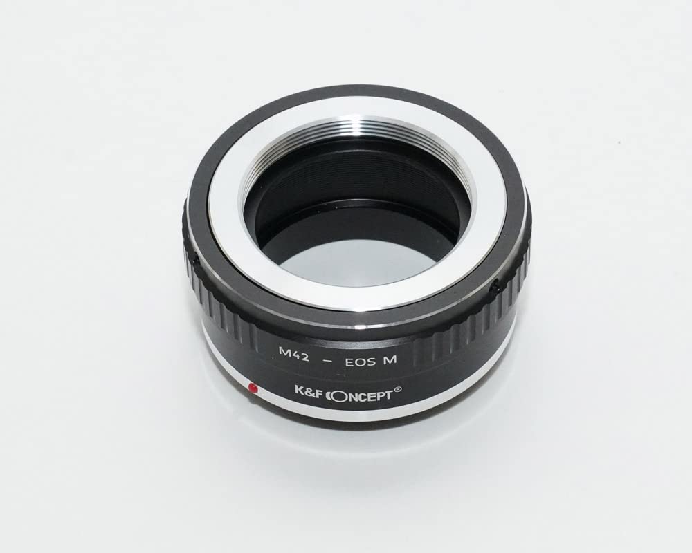 M42 Mount To Canon EOS M Mount Adapter with Lens Cloth K&F M42-eosm (KFEOSM)
