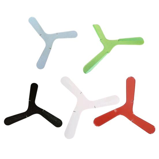 Returning Boomerang Toy for Boys Hand Tossed Three-Leaf Boomerang Toy Outdoor Parent-Child Interactive Game for Kids 6+