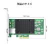 Сетевая карта 10Gtek 10 Гбит/с PCI-E NIC, Чип-контроллер Intel X550-AT2, Один порт RJ45, Совместима с Intel X550-T1, LAN-карта 10Gbase-T, PCI-E 3.0