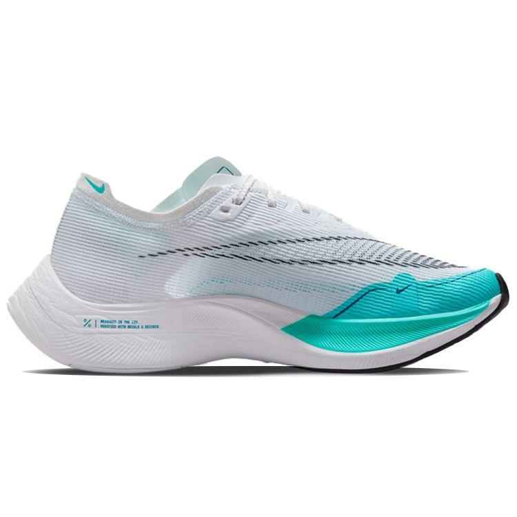 Nike ZoomX Vaporfly Next% 2 White Aurora Green Женские кроссовки Washed Teal Black CU4123-101