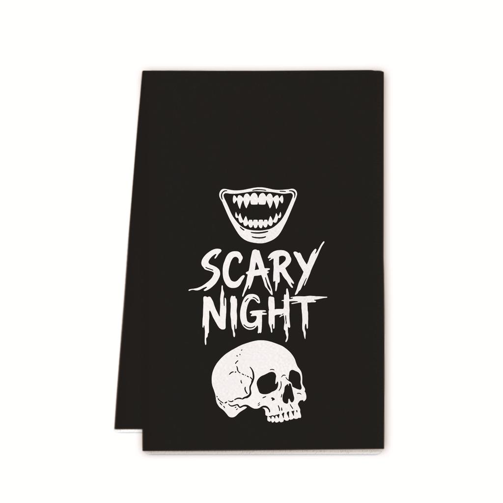 Halloween Towel Ornament Gift Microfiber Printing Kitchen Towel Special Dish Towel Rag