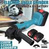 1580W Cordless Angle Grinder 11000rpm Li Battery Electric Polishing Cutting Machine Power Tools For 18V Battery 125mm