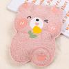 Mini Water Warmer Cartoon Plush Bear Hot Water Bottle Water Filling Bear Flannel Portable Student Hand Warmer Cute