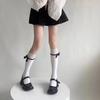 Dot Yarn Bow Lace JK Socks Lolita Cotton Socks Cute Bow Socks  Autumn