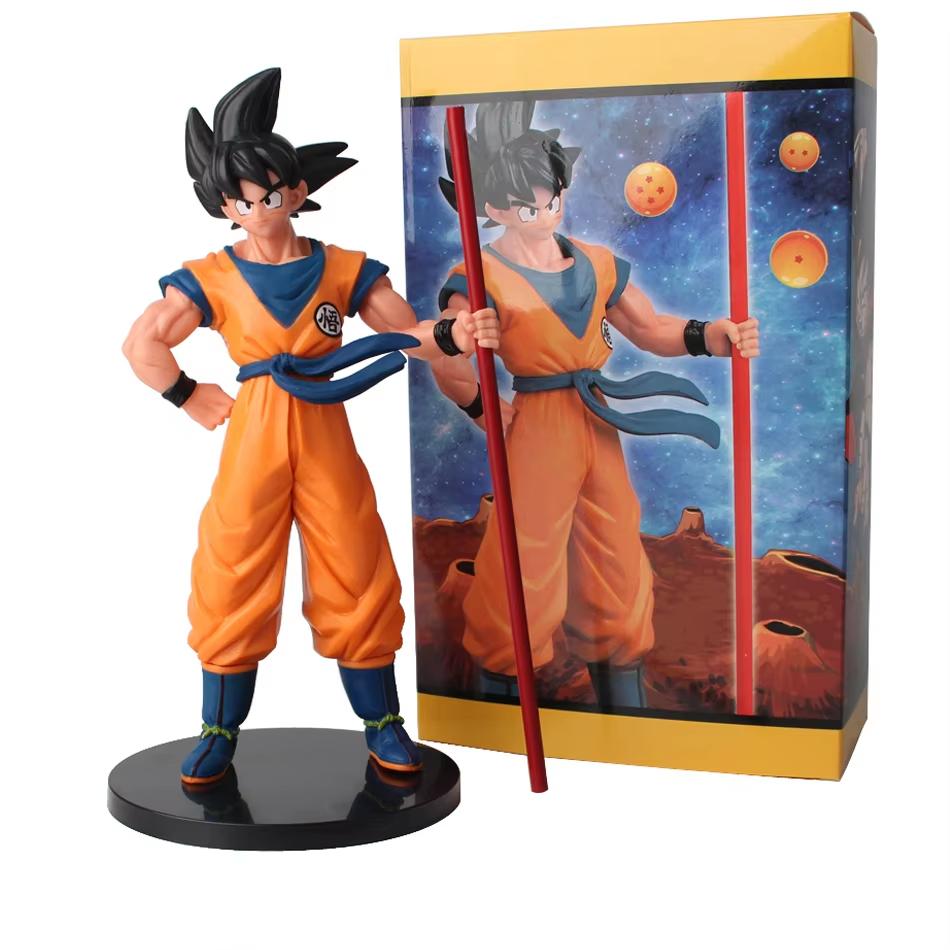 Горячий Драконий Жемчуг Сон Гоку Супер Сайян Аниме Фигурка 22см Гоку DBZ Фигурка Модель Подарки Коллекционные Фигурки для Детей