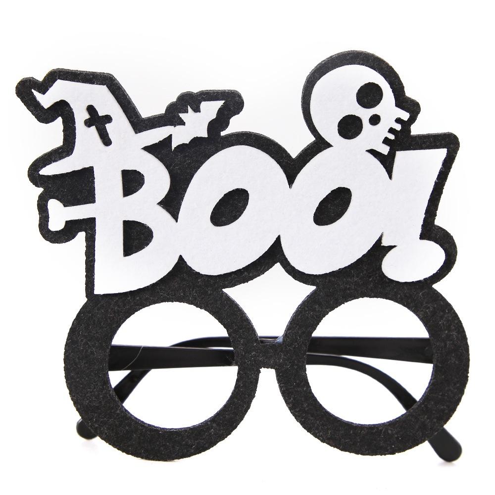 Пластиковые очки на Хэллоуин с различными дизайнами: череп, призрак, летучая мышь, тыква, паук, в мультяшном стиле