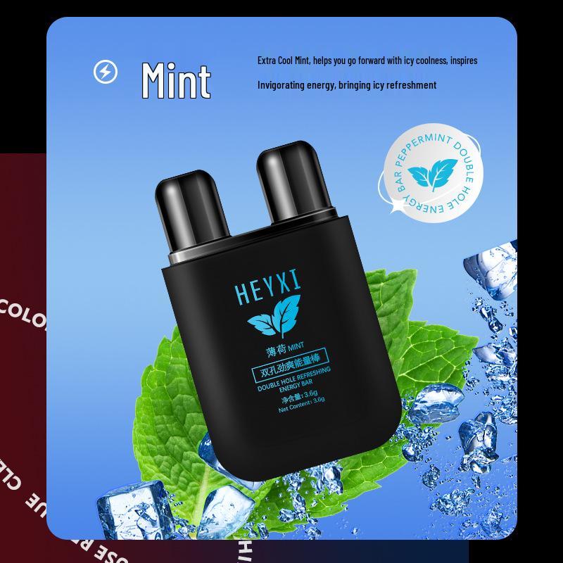 HEYXI Han Yuanxi Energy Stick: Vitality Refreshing Nasal Inhaler with Cooling Oil for Drowsy Driving.