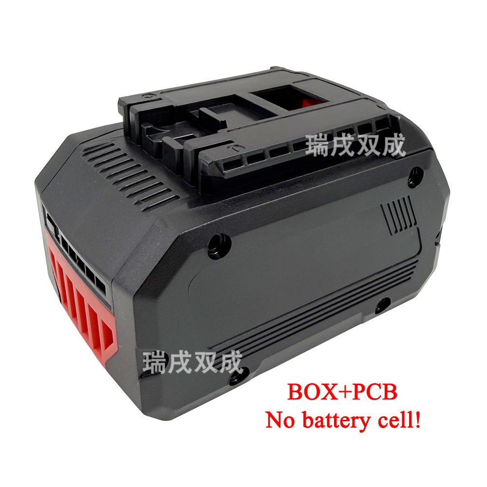 BAT618 10x21700 Lithium Ion Battery Case Storage Box PCB Charging Protection Circuit Board for Bosch 18V Li-ion Battery Housings