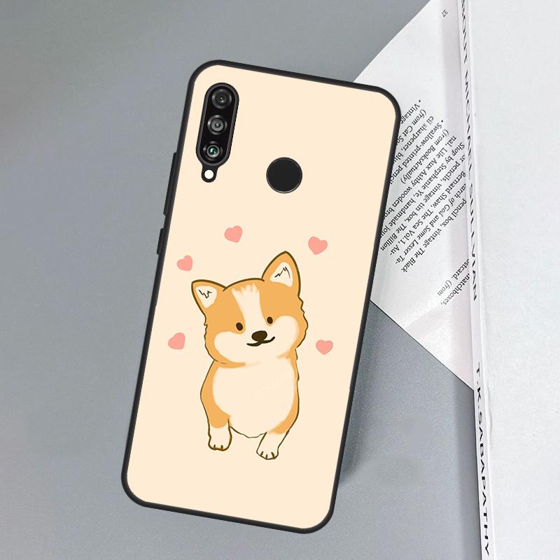 Мультяшный корги Для Huawei Nova 11i 12i 12s 8i 7i Y73 Y70 Y90 Y60 Y72 Y61 Y91 9 10 SE P30 Pro P40 Lite Чехол
