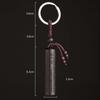 Pendants Shurangama Mantra Interior Accessories Ebony Wood Keychain Car Key Chain Keyfob Key Rings