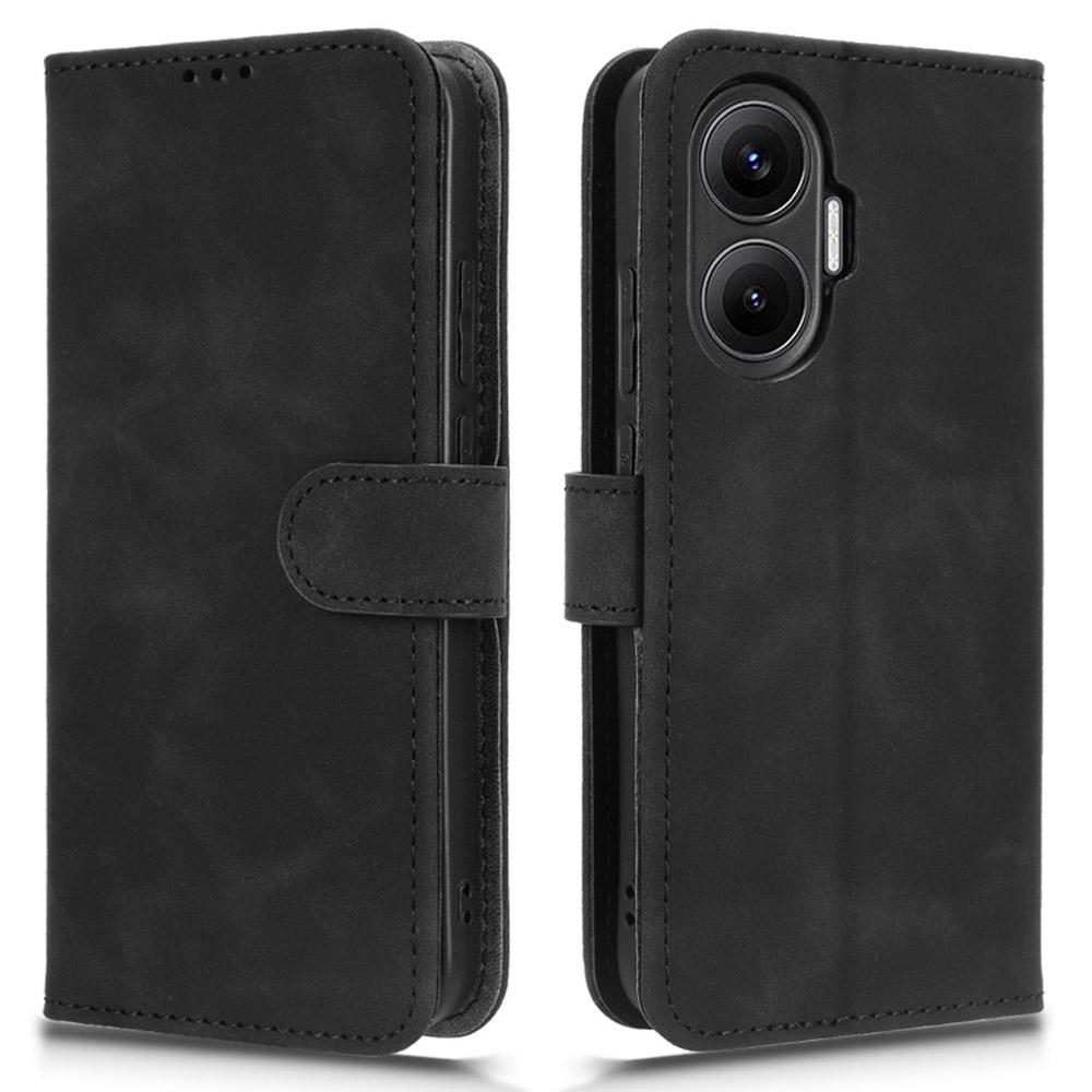 Для Xiaomi Redmi Turbo 4 Pro 5G/Poco F7 5G Кожаный чехол с эффектом кожи, противоударный, кошелек, откидная крышка для телефона