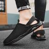 Fashion Camel Sandal for Men Half Slipper High Quality New Design Mesh Shoes Breathable Outdoor Sandals Comfortable Couples Walking Shoe